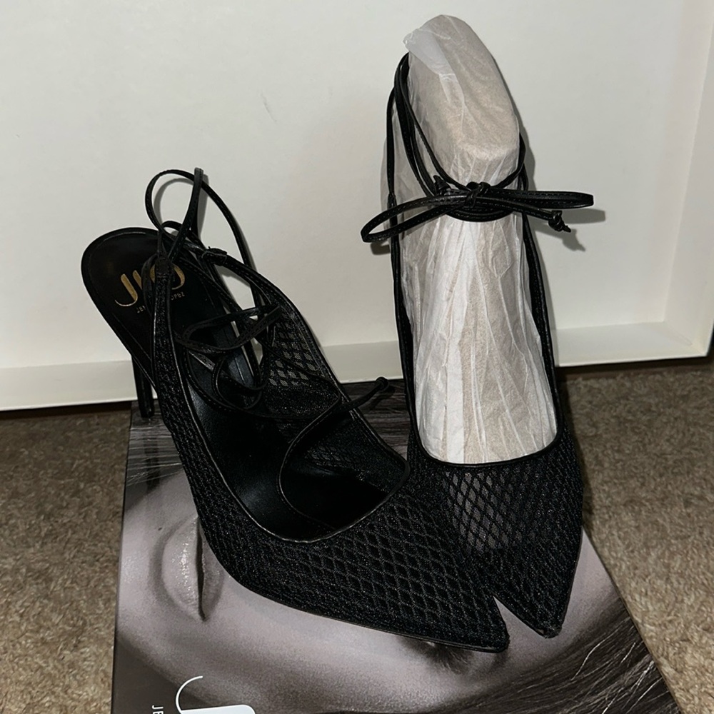 Jennifer Lopez Florella Black Heels